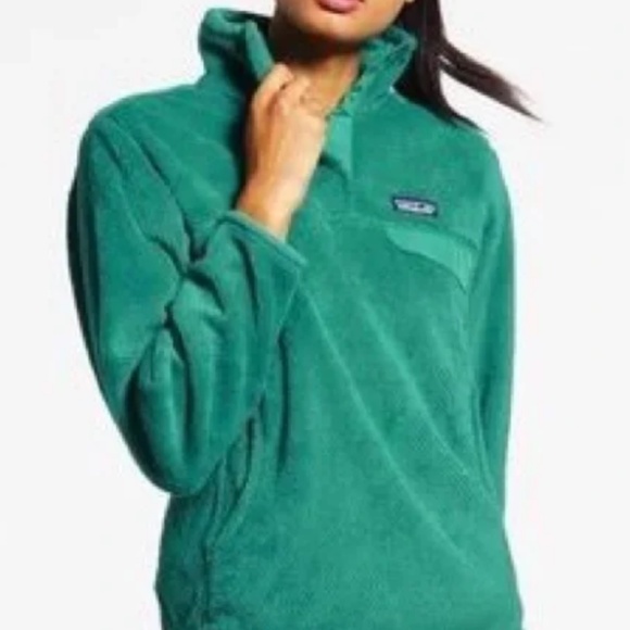 Patagonia Retro-X Polartec Thermal Pro Fleece Jacket Emerald Green Women’s L - Picture 1 of 12